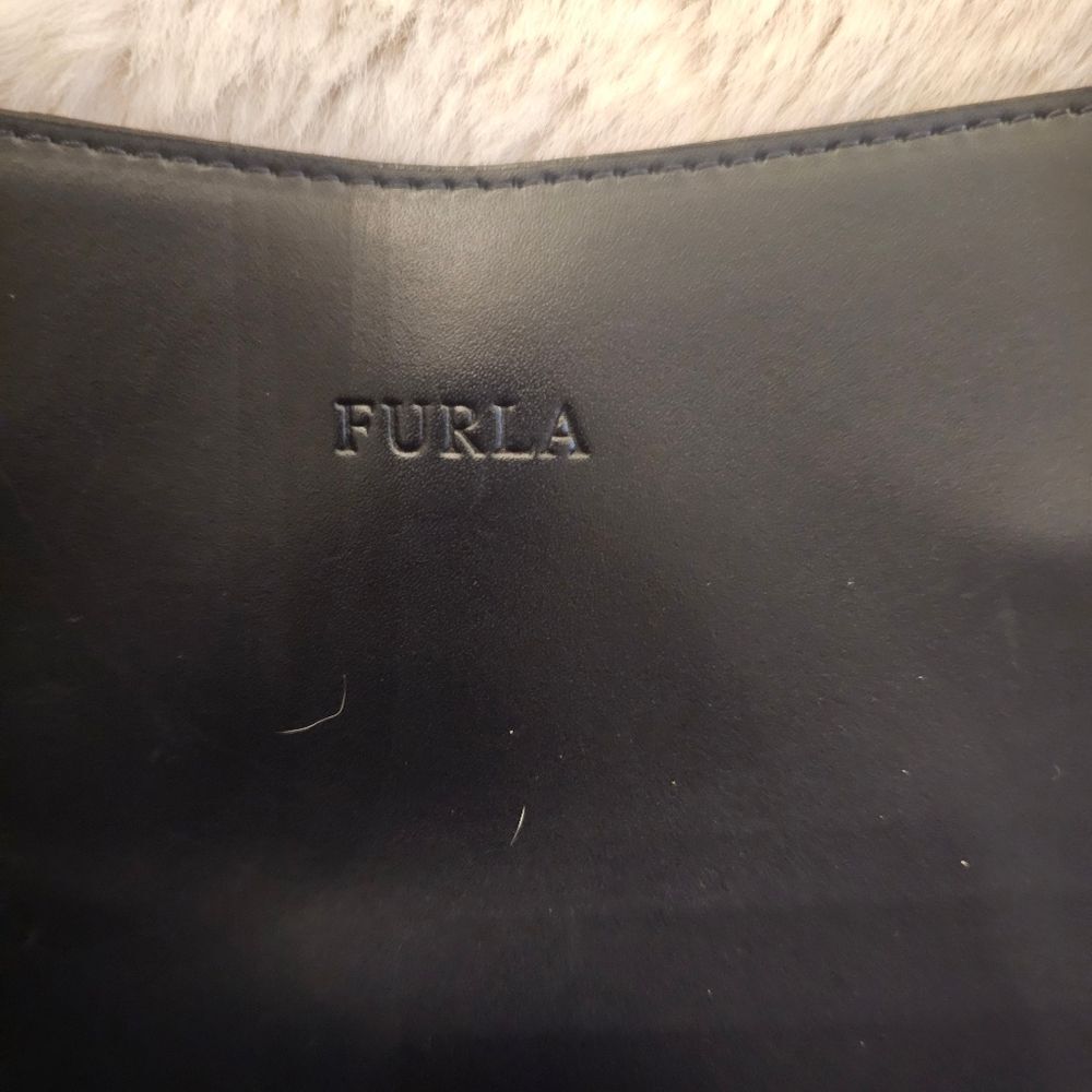 Furla Navy Blue Bag In Perfect Condition! - Picture 5 of 6